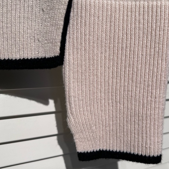 Rag & Bone Masie Striped Crewneck Cashmere Sweater As Seen on Veep Quiet Luxury - Picture 5 of 9